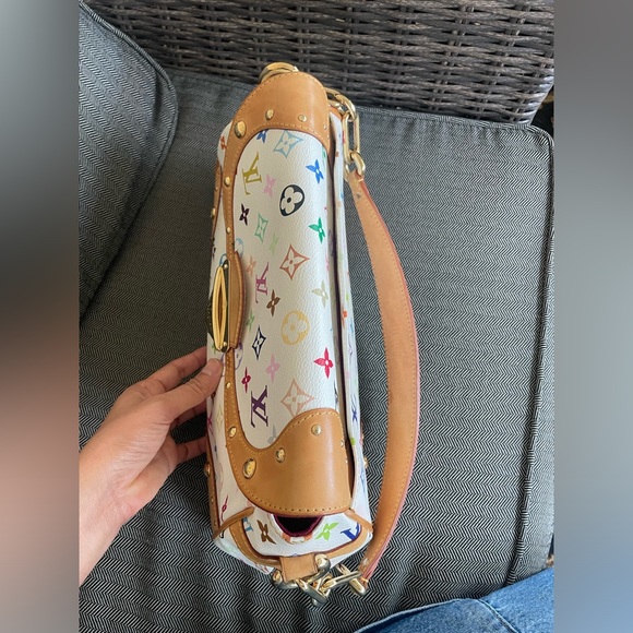 Authentic LOUIS VUITTON Monogram Multi-Color Beverly MM Shoulder Bag - Picture 9 of 17